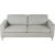 Nova 2-Sitzer-Sofa - Grau + Mbelpflegeset fr Textilien