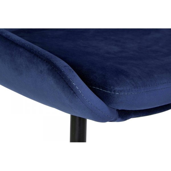 Theo Stuhl - Blauer Samt Theo Stuhl - Blauer Samt