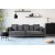 Brandy Lounge 4-Sitzer Sofa XL - dunkelgrau (Samt)