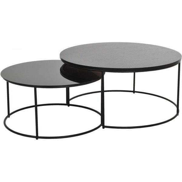 Edler Couchtisch 100/80 cm - Schwarz