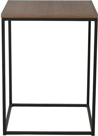 Atlantis Beistelltisch 45 x 45 cm - Nussbaum/schwarz