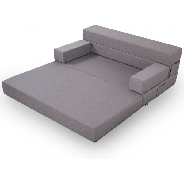 Melisa 2-Sitzer-Schlafsofa - Grau