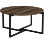 North Couchtisch Walnuss 68 x 73 cm