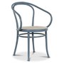 Bugholzsessel No 30 Classic - Pastellblau/Rot