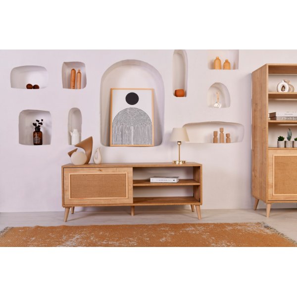 Jota Medienbank 140 cm - Eiche Jota Medienbank 140 cm - Eiche