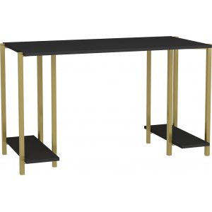 Academy Schreibtisch 125,2 x 60 cm - Gold/Anthrazit