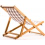 Repose Beach Liegestuhl - Grau/Wei