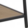 Seaford Leiterregal 77x138 cm - Eiche/schwarz
