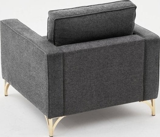 Sessel Berlin - Anthrazit/Gold Sessel Berlin - Anthrazit/Gold