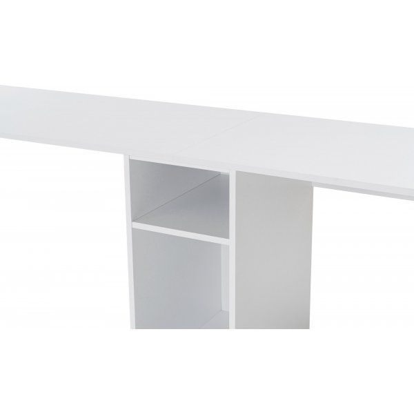 Twin-Schreibtisch - Weiß/Gold Twin-Schreibtisch - Weiß/Gold