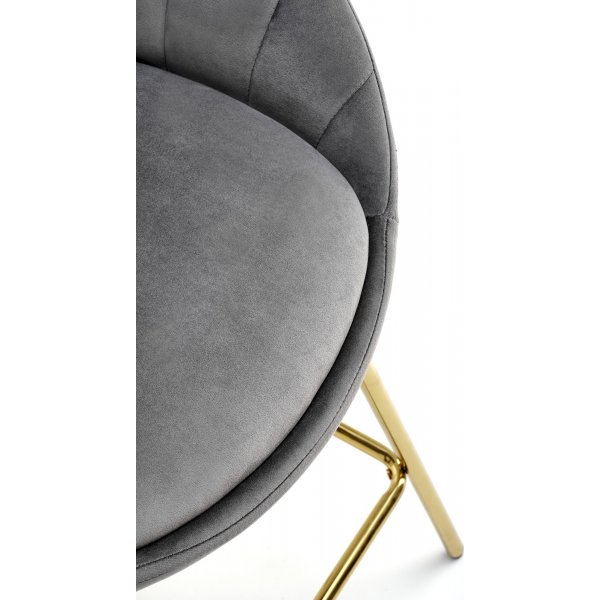 Pelican Barhocker 112 - Grau/Gold Pelican Barhocker 112 - Grau/Gold