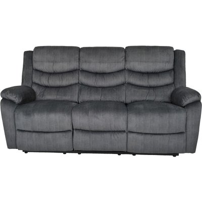 Winfield 3-Sitzer-Sofa mit elektrischer Liege - Dunkelgrau