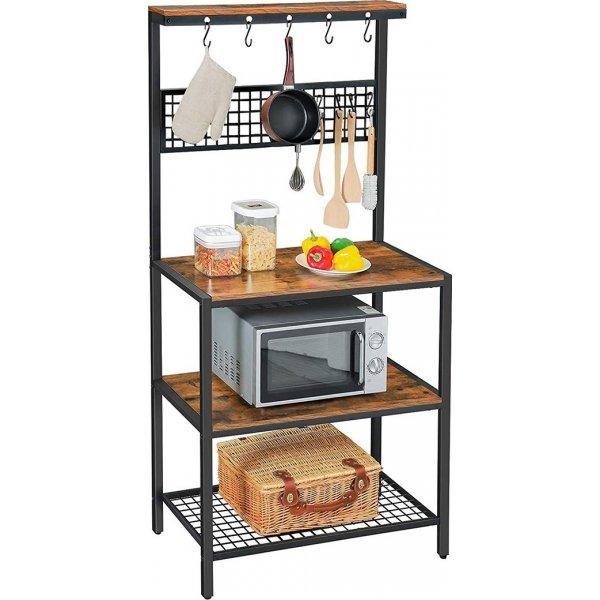 Bruce Kchenregal - Braun/Schwarz