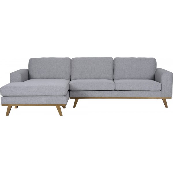 Sofa mit Wende-Diwan grau 283 cm Sofa mit Wende-Diwan grau 283 cm