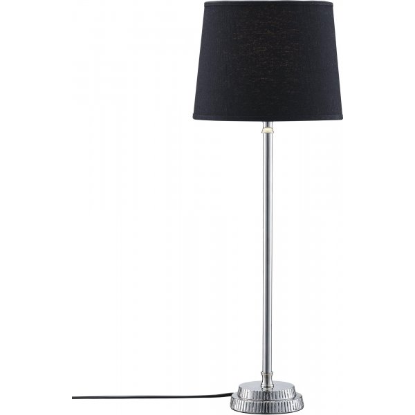 Kent Tischlampe - Schwarz/Chrom - 59 cm Kent Tischlampe - Schwarz/Chrom - 59 cm