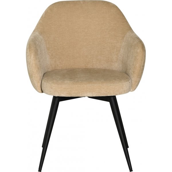 Derek Esszimmerstuhl - Beige/Schwarz