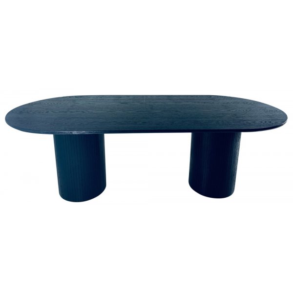Nova Esstisch 215 cm - Schwarz gebeizte Esche Paket 2