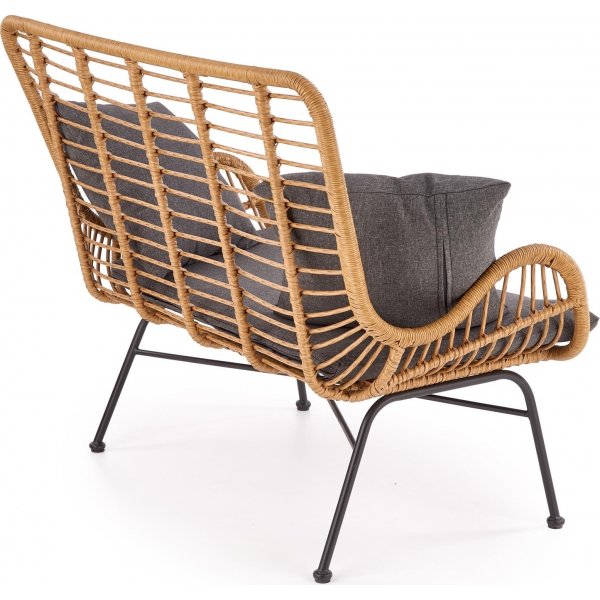 Minos 2-Sitzer-Sofa - Rattan + Fleckentferner fr Mbel