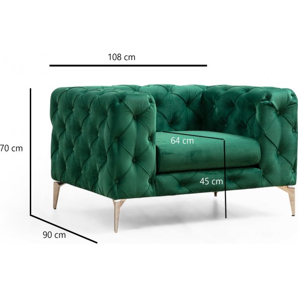 Como-Sessel - Grün Como-Sessel - Grün