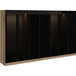 Cavolo Kleiderschrank 315x52x210 cm, Variante B - Braun