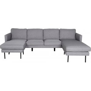 Eden U-Sofa - Grau