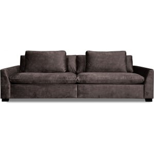 Gabby 4-Sitzer-Sofa - Dunkelgrauer Samt