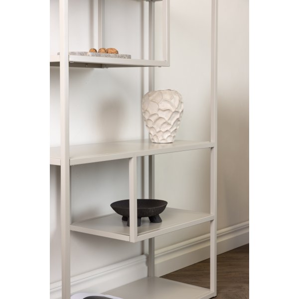 B�cherregal aus Stahl - Beige