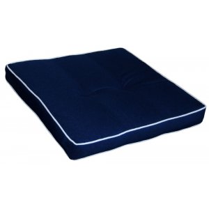Ausgezeichnetes Sitzkissen 50x50 cm - Blau
