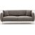 Simena 3-Sitzer-Sofa - Grau/Gold