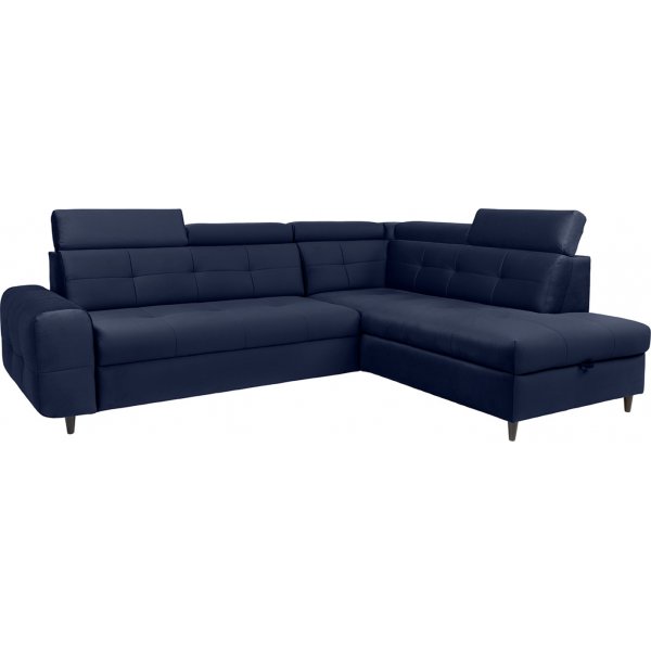 Matras Ecksofa mit offenem Ende rechts - Blau Matras Ecksofa mit offenem Ende rechts - Blau