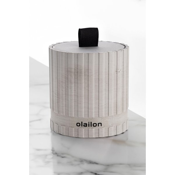 Sutun-Duftkerze - Grau/Schwarz Sutun-Duftkerze - Grau/Schwarz