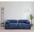 Petite 2-Sitzer-Sofa - Blau