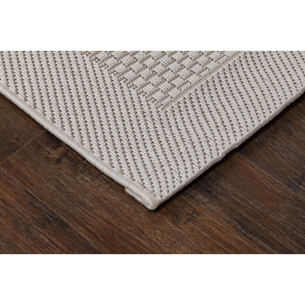 Miami flach gewebter Teppich Weiß Miami flach gewebter Teppich Weiß