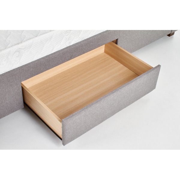 Arijana 180x200 cm grauer Bettrahmen mit Stauraum Arijana 180x200 cm grauer Bettrahmen mit Stauraum