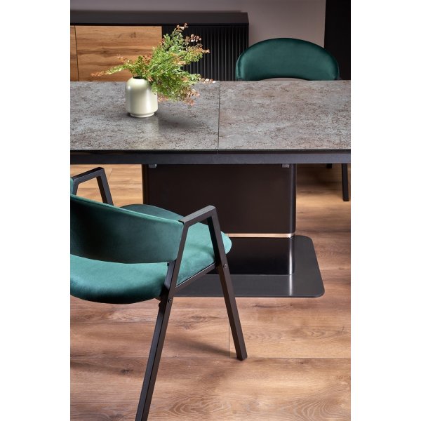 Martin Esstisch 160-200 x 90 cm - Dunkelgrau/Schwarz Martin Esstisch 160-200 x 90 cm - Dunkelgrau/Schwarz