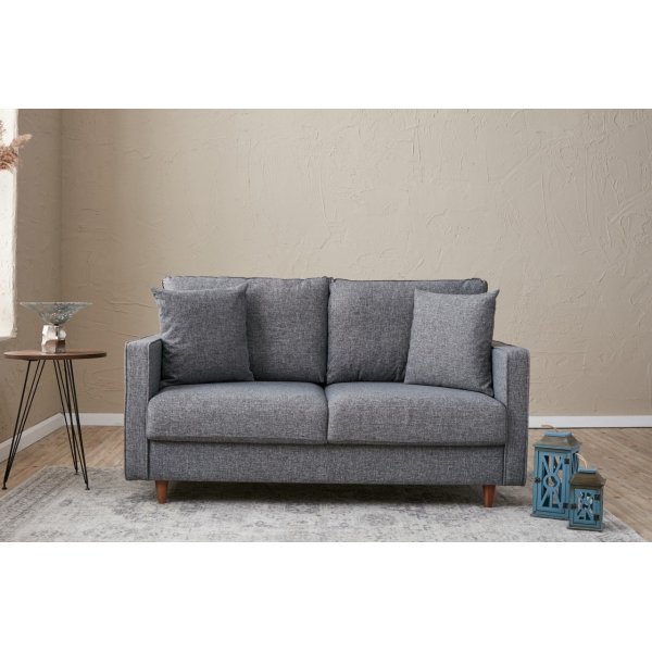 Eca 2-Sitzer-Sofa - Grau