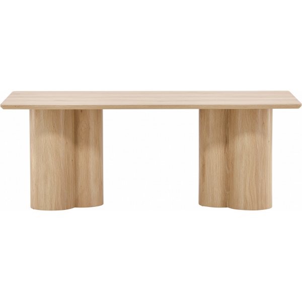 Couchtisch 120 x 60 cm wei getncht - Olivia