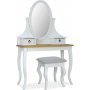 Vimle Schminktisch 100 x 45 cm - Wei/Braun