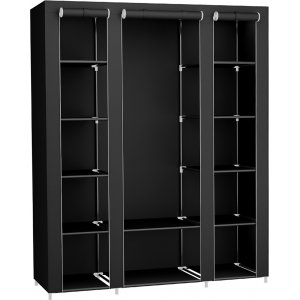 Prescott Kleiderschrank 150 x 175 cm - Schwarz