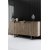 Lux Sideboard - Walnuss/Silber