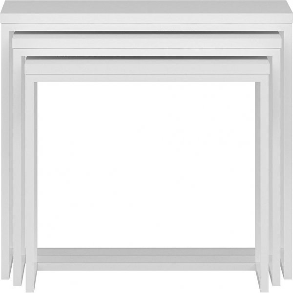 Evia Tisch 45/50/55 x 36/38/40 cm - Wei