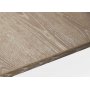 Langer Esstisch Freddy fr 10 Personen in wei getncht mit weien Metallbeinen - 240 x 90 cm