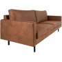 Malaga 2,5-Sitzer-Sofa - Dunkelbraun