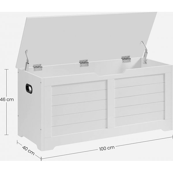 Todd Aufbewahrungstruhe - Weiß Todd Aufbewahrungstruhe - Weiß