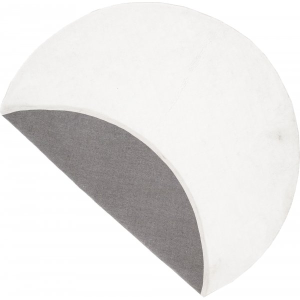 Lawson Teppich - Weie Viskose-Optik