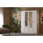 Henna-Kleiderschrank 140 x 50 x 182 cm - Wei