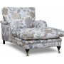 Howard Spirit Diwansessel aus Blumenstoff - Eden Parrot Wei/Beige