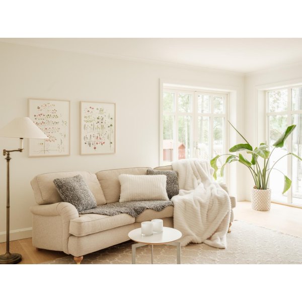 Grace Plaid 140 x 220 cm - Elfenbein Grace Plaid 140 x 220 cm - Elfenbein