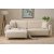 Mane Schlafsofa links - Creme