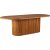 Han ovaler Tisch aus Teakholz 220x110 cm